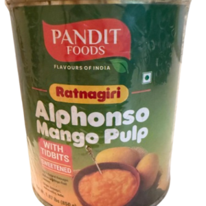 Ratnagiri Alphonso Mango Pulp (Sweetened) 850 gm